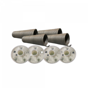 KIT 4 POLEAS Y 4 MUELLES